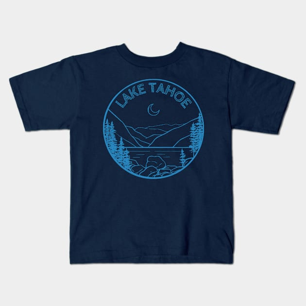 Lake Tahoe Kids T-Shirt by Souls.Print